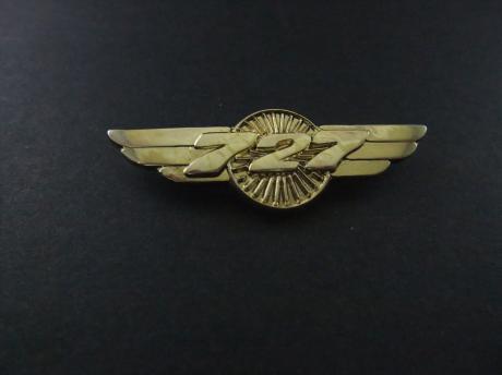 Boeing 727 Wing ( Antique Brass Plating)